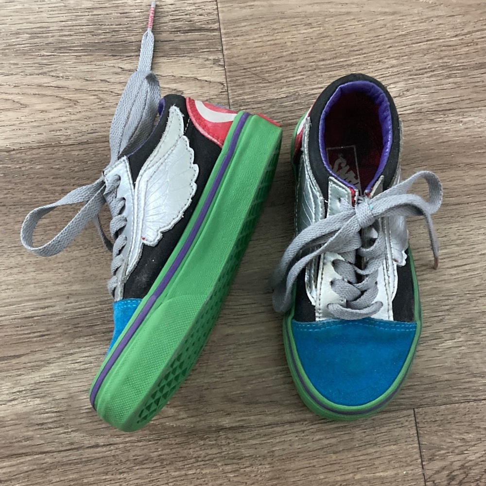 Vans Marvel Avengers Sneakers Sz 10.5 - Picture 3 of 9